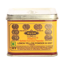 BUSH FOOD COLOR "LEMON YELLOW" 100g