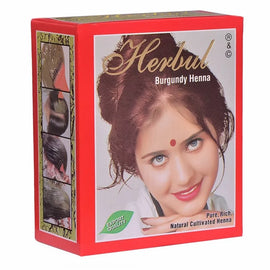 HERBUL  BURGUNDY HENNA  (10gm x 6 packs)