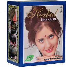 HERBUL CHESTNUT HENNA  (10gm x 6 packs)