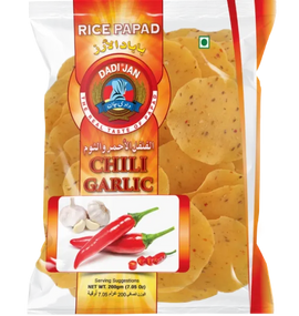 DADI JAN  RICE PAPAD CHILLI GARLIC  200g