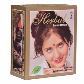 HERBUL BROWN HENNA  (10gm x 6 packs)