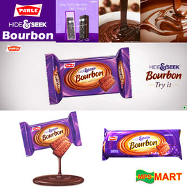 PARLE - HIDE & SEEK BOURBON CHOCOLATE CREAM BISCUIT