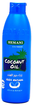 HEMANI - COCONUT OIL 100% NATURAL - 200 ml